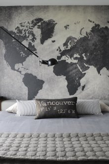 Пълна карта на стената на главата на леглото