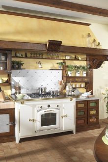 Кухненски интериор в стила на страната