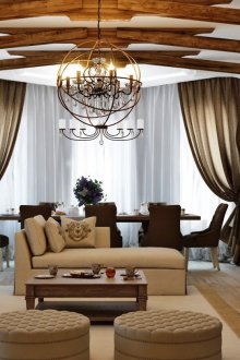 Уютна трапезария в селски стил