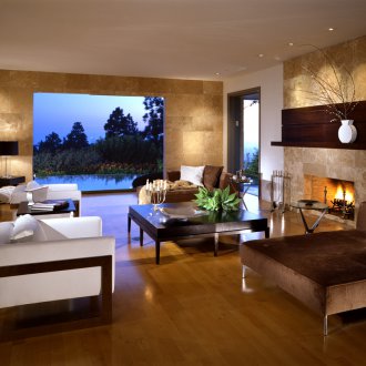 Art Nouveau white curtains