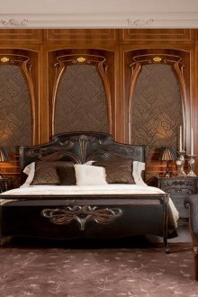 Дървена ограда в стил Арт Нуво