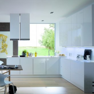 Art Nouveau Flush Монтирана врата