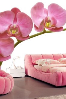 Стенопис с орхидея в спалнята