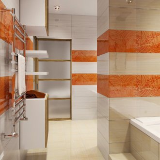 Красиви плочки в банята