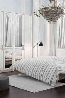 Мебели за спалня в бяло и сиво Прованс