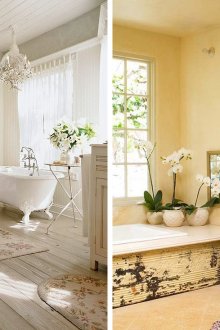 Shabby Chic Bathroom Interiors