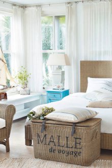 Permaidani beige di bilik tidur