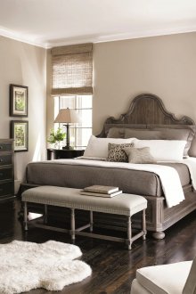 Beige Brown Bilik Tidur Bergaya