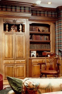 Класически хол с мебели от пепел