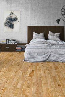 Пепелен паркет в спалнята