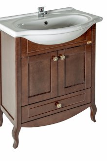 Боядисан буков шкаф за умивалник