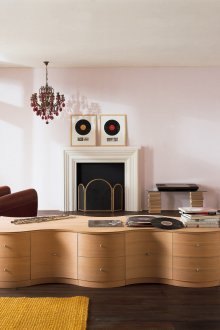 Голяма букова стойка за хол