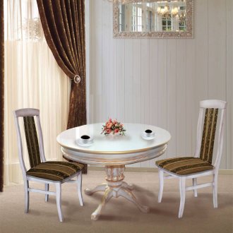 Класическа букова трапезна маса и столове