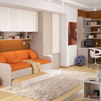 Мебели в детска стая за ясен