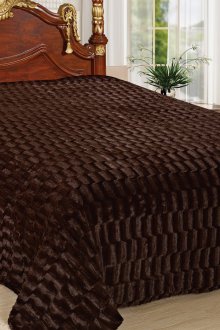 Топъл кафяв кариран в спалнята