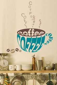 Wall stickers in the kitchen