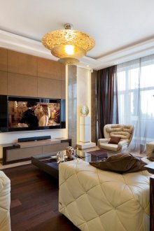 Бежови и кафяви мебели в стил арт деко