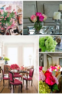 Опции за декориране на интериора с цветя