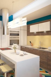 Малка кухня с полуостров