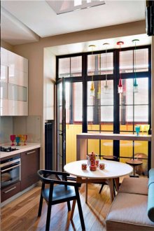 Уютен дизайн на кухнята 11 кв.м.