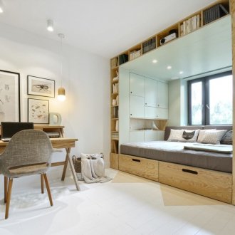 Спалня с подиум