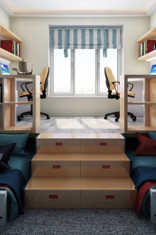 Подиум в стаята за тийнейджъри