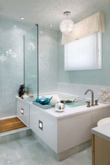Mint White Bathroom