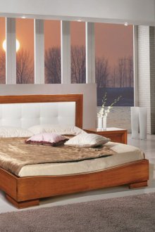 Прости мебели от череша за спалнята