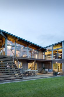 2층 평지붕 주택