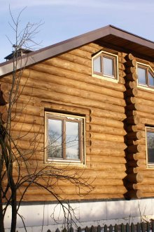 통나무 집 지붕