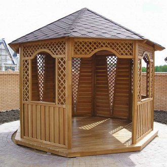 천막 지붕이 있는 전망대