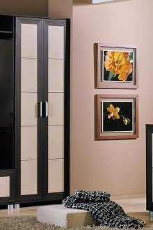 Черно-бели мебели в коридора