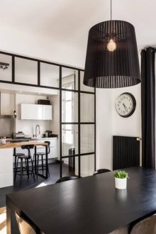 Стъклена арка в кухнята