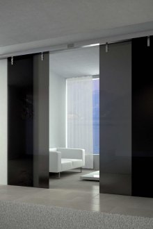 Стъклени врати в интериора