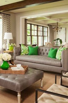 베이지 그레이 거실