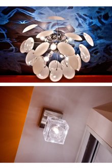 Оранжева декорация за спалня