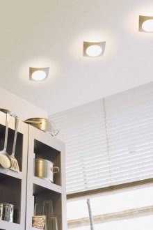 Вградени лампи в дизайна на кухнята