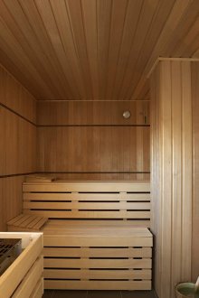 아파트의 대형 사우나