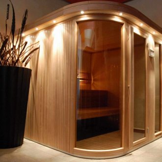 아파트의 적외선 사우나