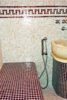 아파트의 미니 터키식 목욕탕