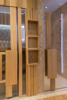 욕실 내 사우나 및 샤워실