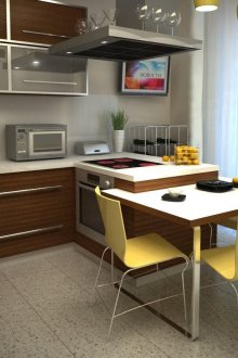 Дизайн на кухнята-трапезарията
