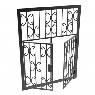 Люлееща се решетка на прозореца