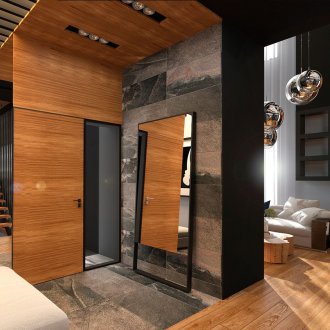 Голямо огледало в коридора