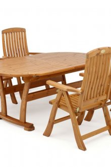 Мебели за хранене за вила от бор