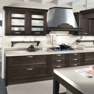 Малък кухненски венге в кухнята