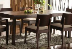 Wenge furniture in the dining room