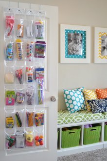 Пластмасов органайзер за бебешки принадлежности