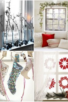 Опции за декорация на прозорци за Нова година