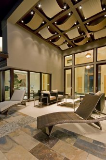 천장 디자인의 패브릭